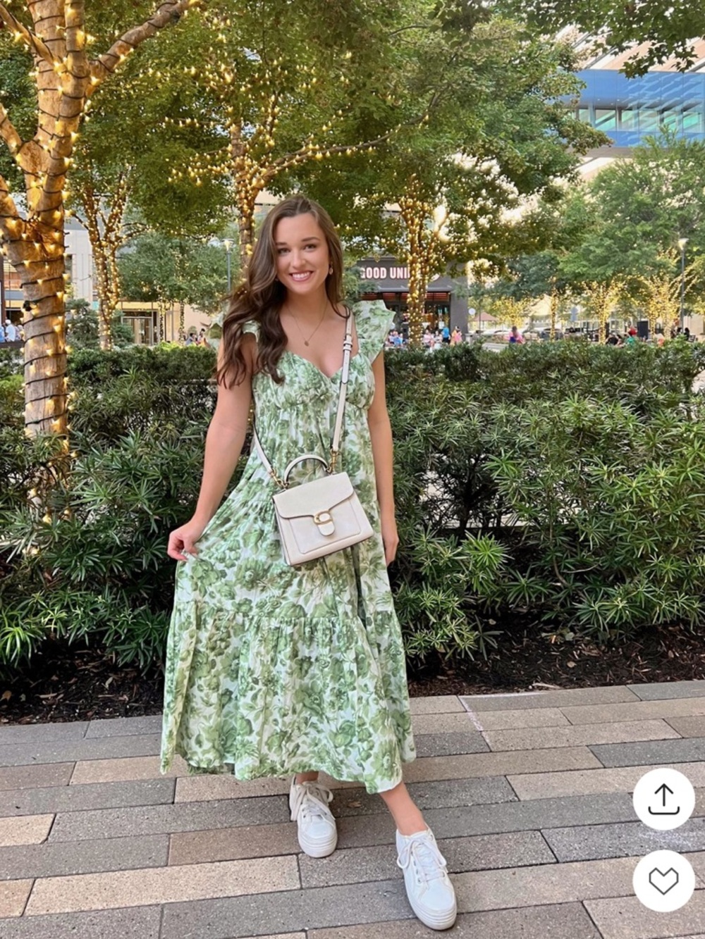 Abercrombie & Fitch Floral Smocked Midi
Dress - Picture 2 of 7